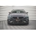 Накладка сплиттер на передний бампер на Seat Leon IV FR